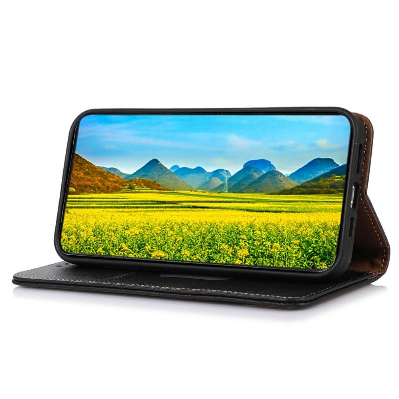 Folio-fodral Xiaomi Redmi Note 14 5g Nappaläder