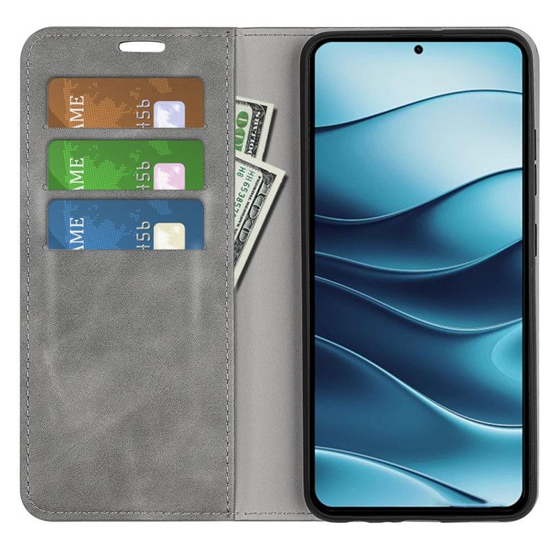 Folio-fodral Xiaomi Redmi Note 14 5g Telefonfodral Lädermodell