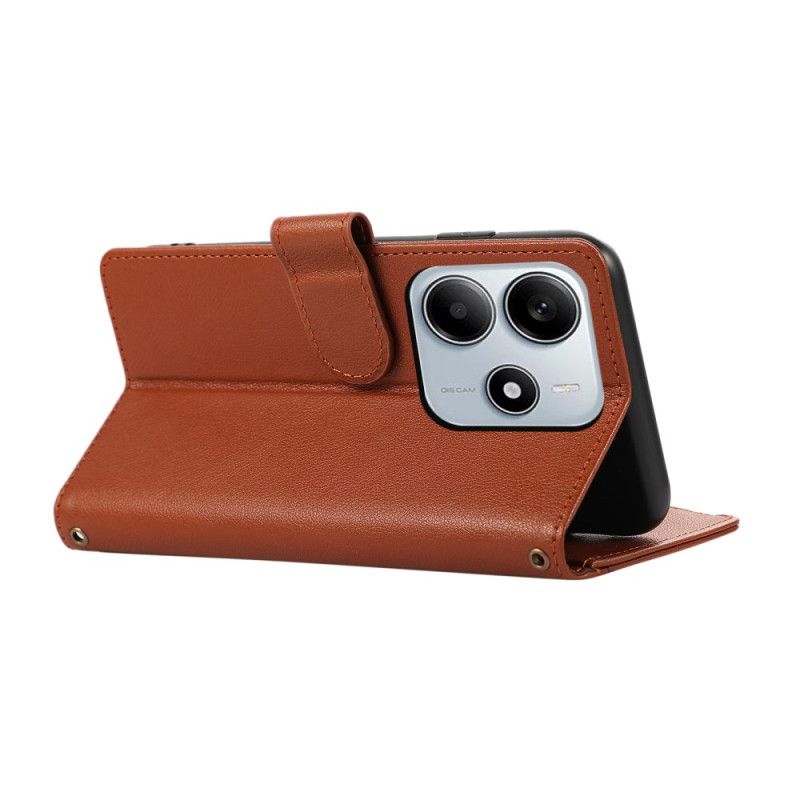 Läderfodral Xiaomi Redmi Note 14 5g Telefonfodral Plånbok