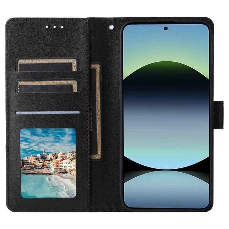 Läderskal Fodral Xiaomi Redmi Note 14 5g Enkel