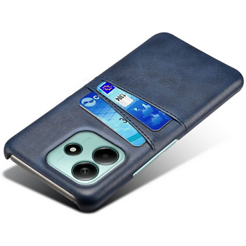 Skal För Xiaomi Redmi Note 14 5g Korthållare Med Lädereffekt