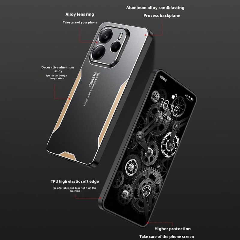 Skal För Xiaomi Redmi Note 14 5g Metallisk Effekt