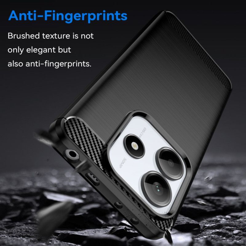 Skal Xiaomi Redmi Note 14 5g Borstad Kolfiber