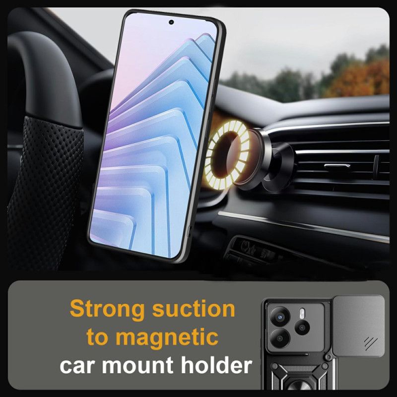 Skal Xiaomi Redmi Note 14 5g Skjutbart Kameraskydd Och Stativ