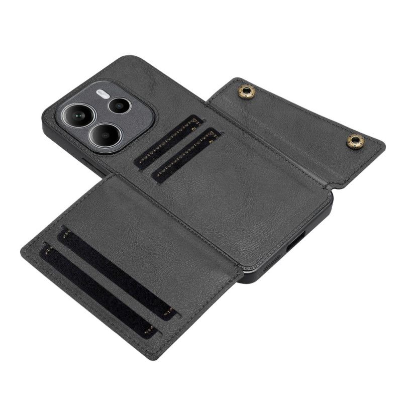 Skal Xiaomi Redmi Note 14 5g Telefonfodral Korthållare Och Stativ