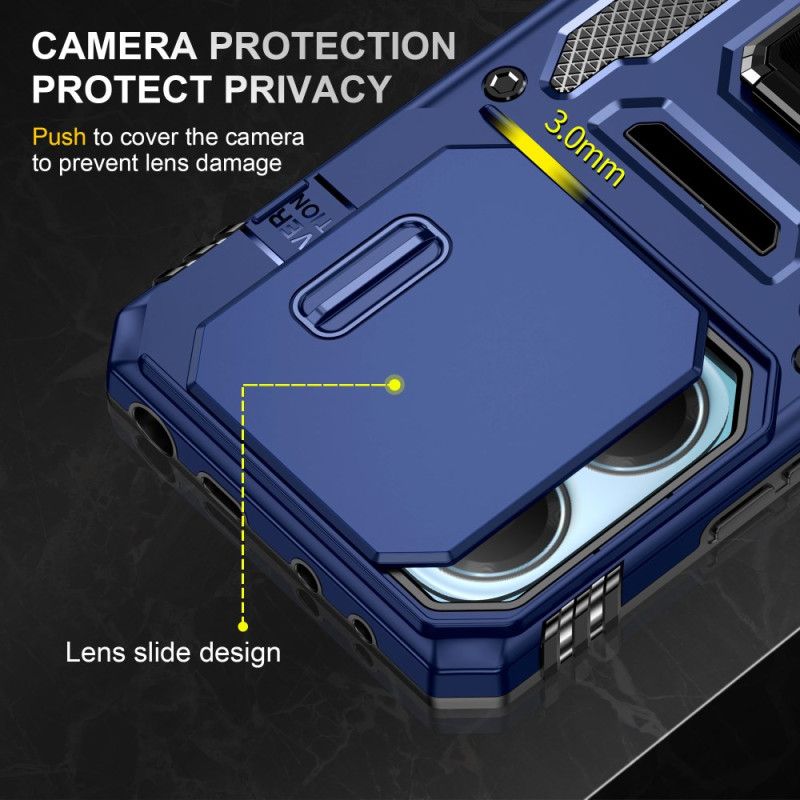 Skal Xiaomi Redmi Note 14 5g Ultratålig Med Stativ Och Linsskydd