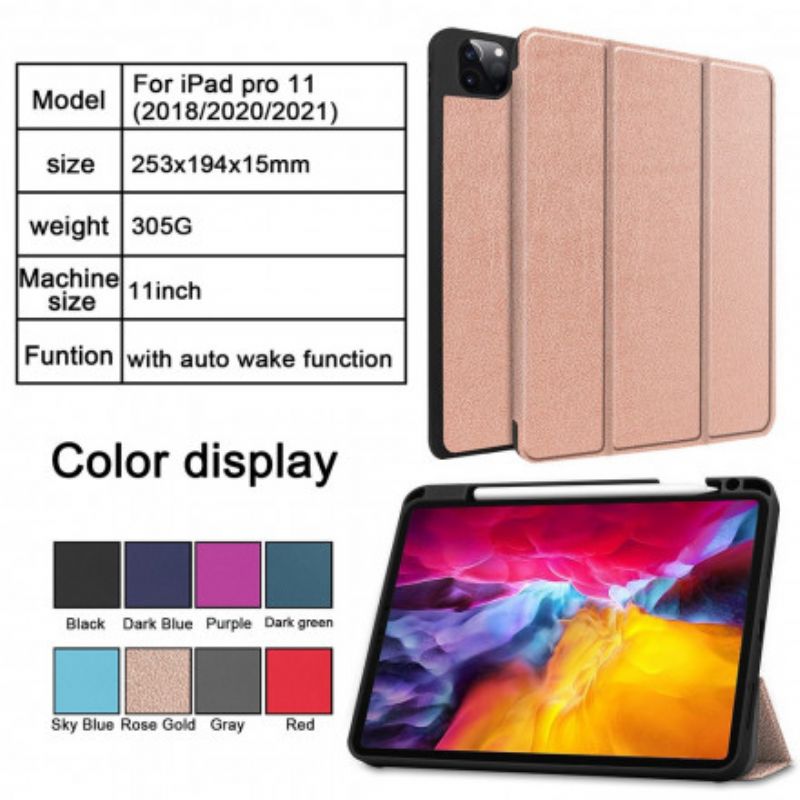 iPad Pro 11" (2021) Tri Fold Pennhållare