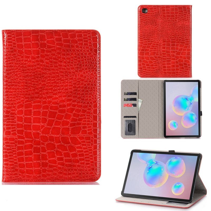 Case Samsung Galaxy Tab S6 Lite Svart Mobilskal Krokodilstruktur
