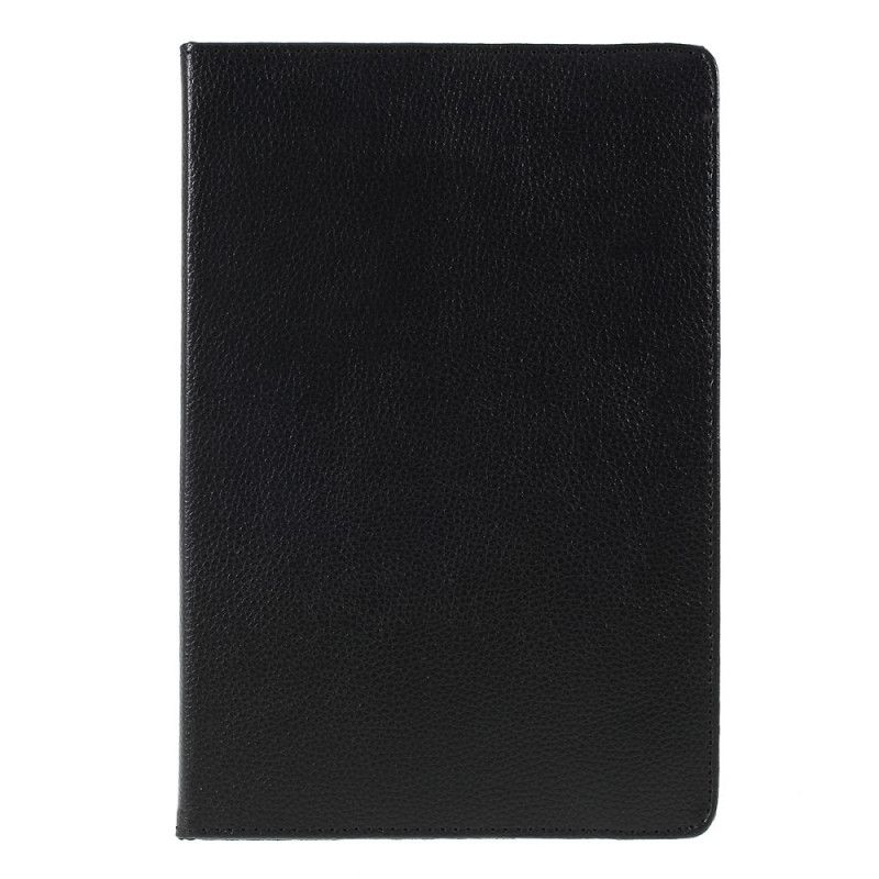 Läderfodral Samsung Galaxy Tab S6 Lite Svart Mobilskal 360 ° Roterbart Lycheeimitationsläder