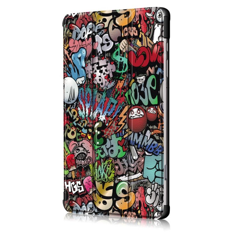 Smart Fodral Samsung Galaxy Tab S6 Lite Förstärkt Graffiti