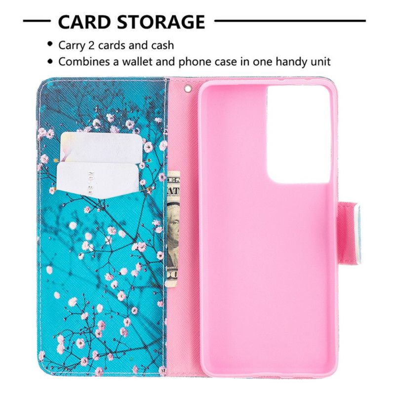 Fodral Samsung Galaxy S21 Ultra 5G Blommande Träd