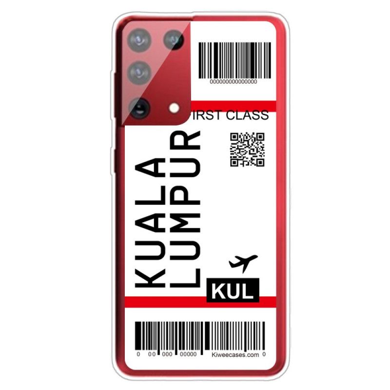 Skal Samsung Galaxy S21 Ultra 5G Boardingkort Till Kuala Lumpur