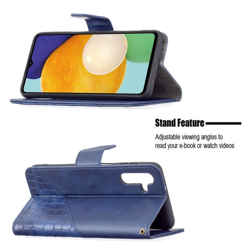 Fodral Samsung Galaxy A13 5g Klassisk Krokodilskinnseffekt