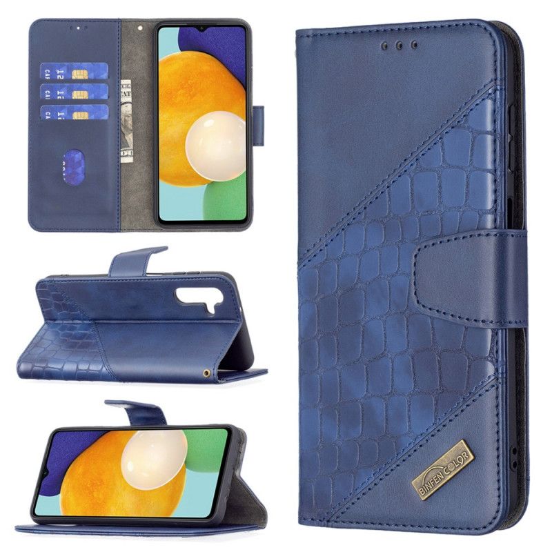 Fodral Samsung Galaxy A13 5g Klassisk Krokodilskinnseffekt