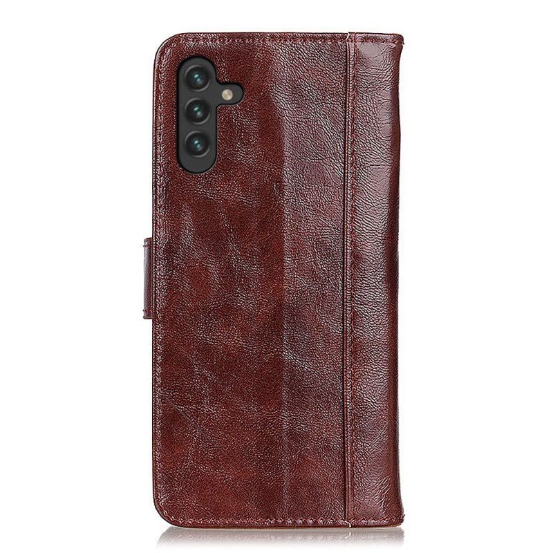 Fodral Samsung Galaxy A13 5g Patent Split Läder