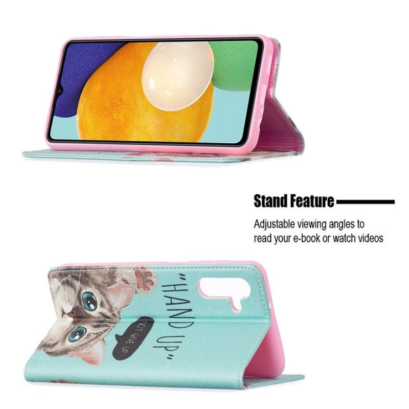 Folio-fodral För Samsung Galaxy A13 5g Hand Up