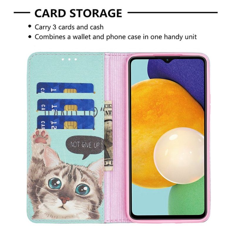 Folio-fodral För Samsung Galaxy A13 5g Hand Up