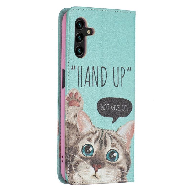 Folio-fodral För Samsung Galaxy A13 5g Hand Up