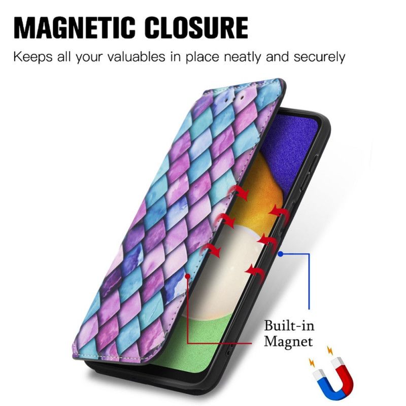 Folio-fodral Samsung Galaxy A13 5g Telefonfodral Design Rfid Caseneo
