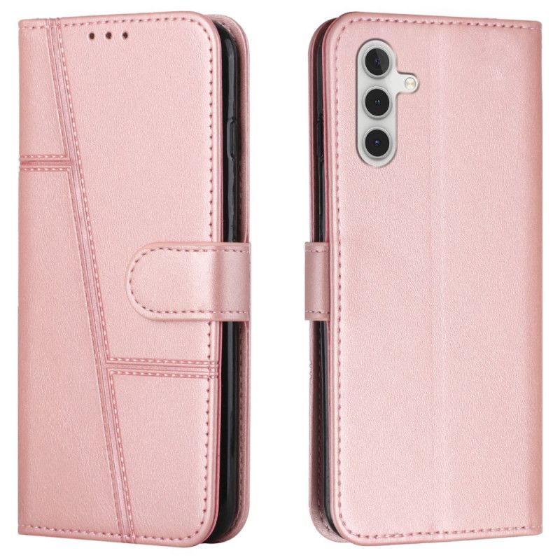 Läderskal Fodral Samsung Galaxy A13 5g Geo Lädereffektband