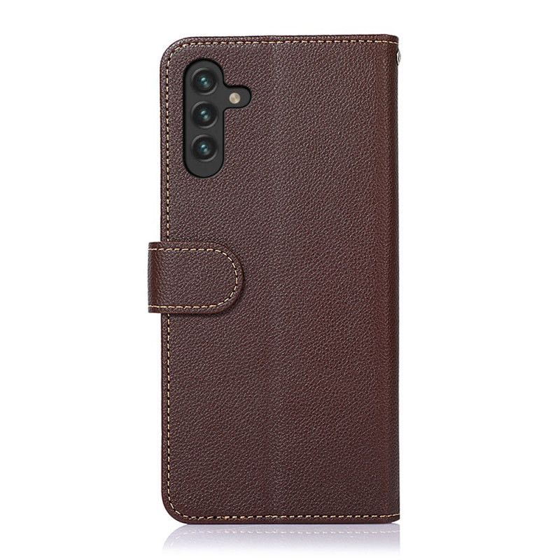 Läderskal Fodral Samsung Galaxy A13 5g Lychee Style Rfid Khazneh