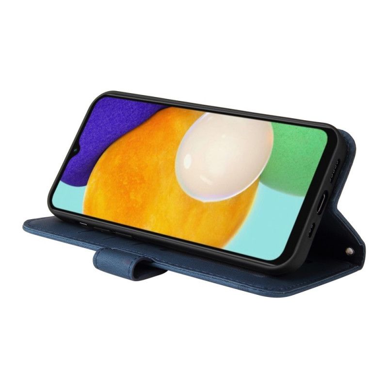 Skyddsfodral Samsung Galaxy A13 5g Nit Och Rem I Konstläder