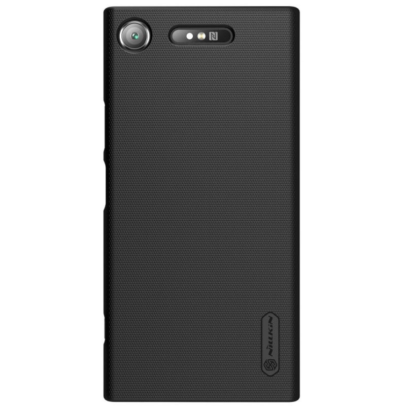 Skal Sony Xperia XZ1 Svart Styv Frostat Nillkin