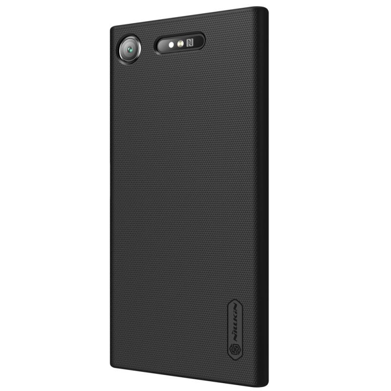 Skal Sony Xperia XZ1 Svart Styv Frostat Nillkin