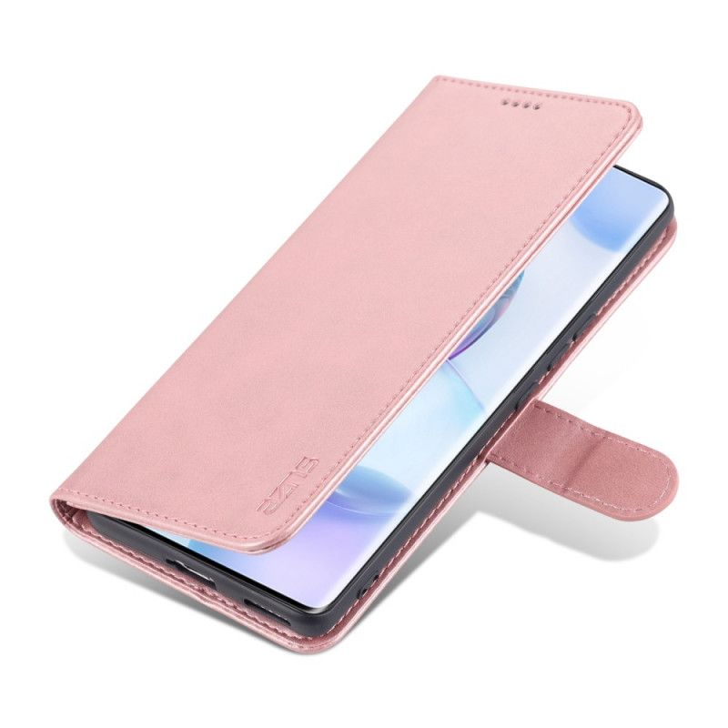 Fodral För Huawei Nova 9 / Honor 50 Azns Lädereffekt
