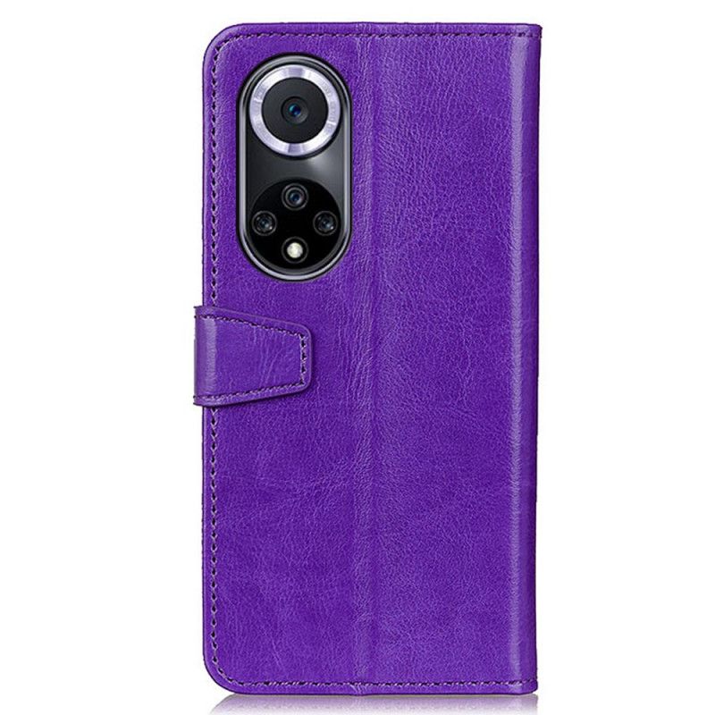 Skyddsfodral Huawei Nova 9 / Honor 50 Enkel Glänsande Lädereffekt