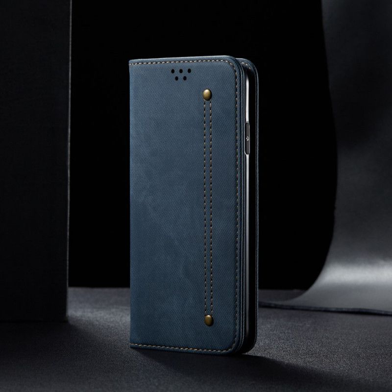 Folio-fodral för iPhone 6 / 6S Svart Imitationsläderjeans