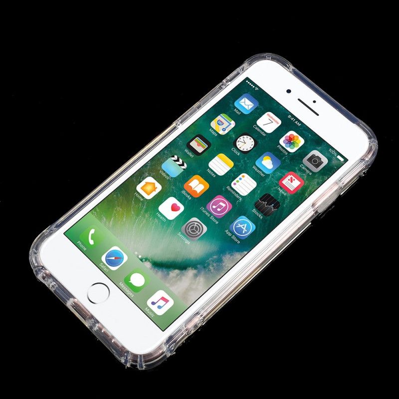 Skal iPhone 6 / 6S Grå Transparent Flexibelt Silikon