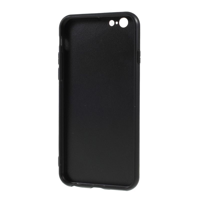 Skal iPhone 6 / 6S Röd Var Dig Själv Härdat Glas