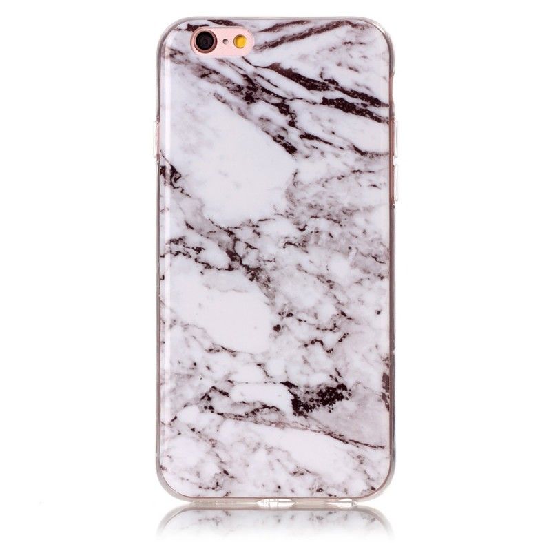Skal iPhone 6 / 6S Svart Marmor