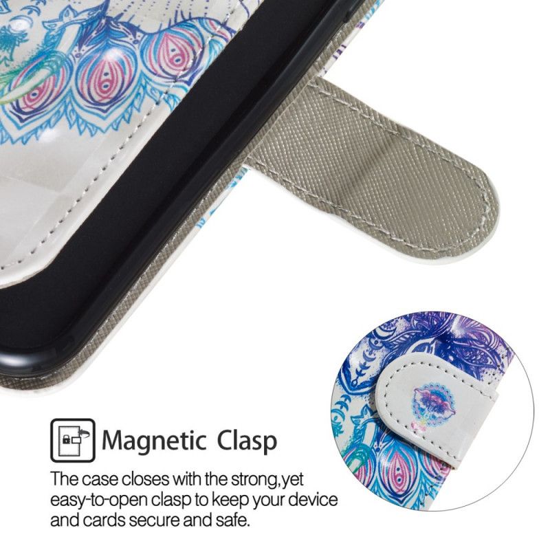 Fodral Huawei Y6 2019 Elefantmotiv Mandala