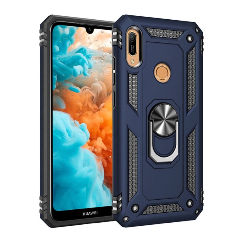 Skal för Huawei Y6 2019 Svart Premiumring