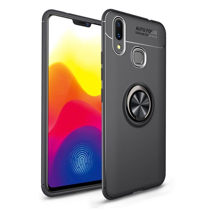 Skal Huawei P Smart Plus Svart Mobilskal Roterande Ring