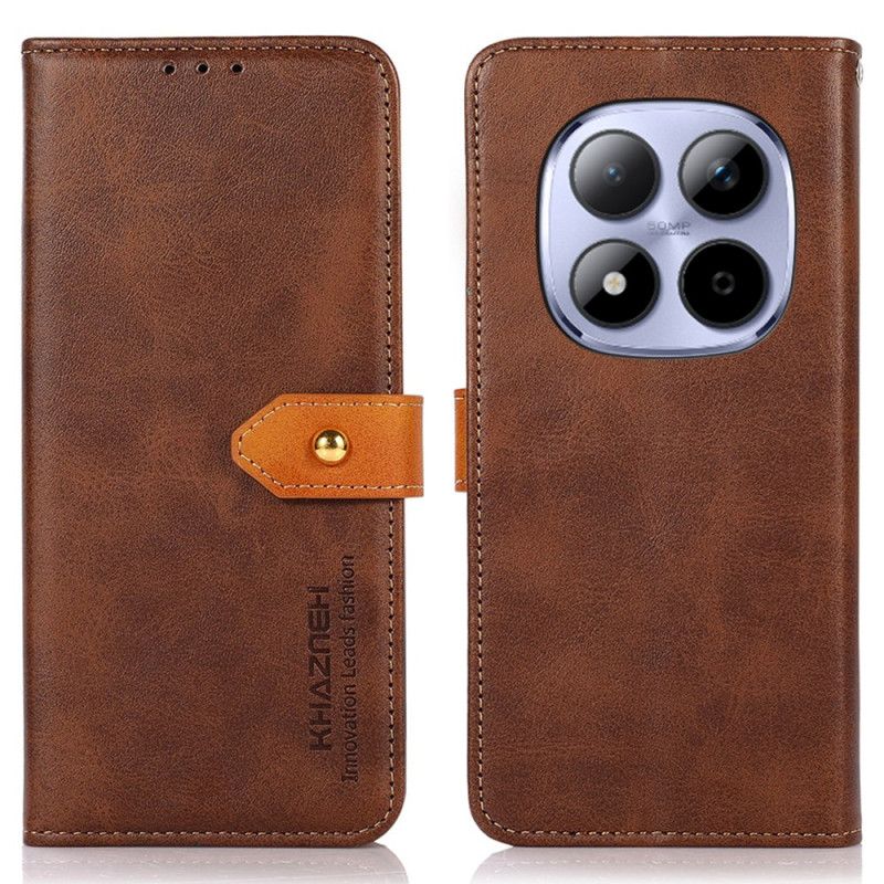 Fodral För Xiaomi Redmi Note 15 Pro 5g Khazneh Guldspänne