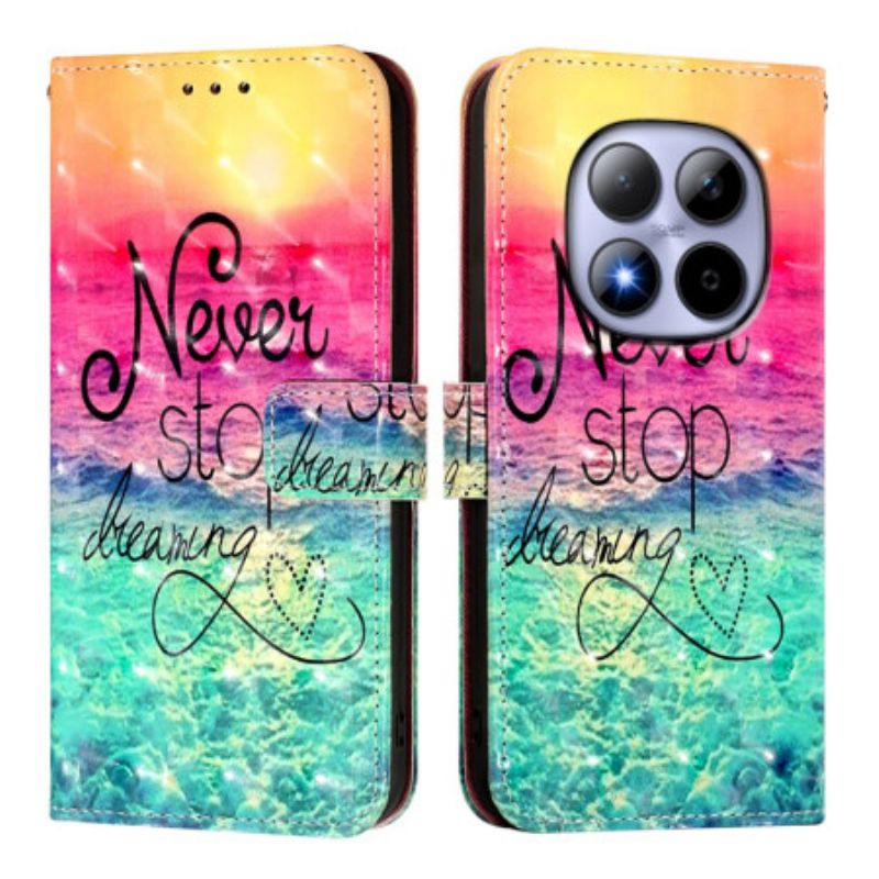Fodral För Xiaomi Redmi Note 15 Pro 5g Sluta Aldrig Drömma