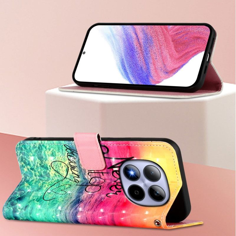 Fodral För Xiaomi Redmi Note 15 Pro 5g Sluta Aldrig Drömma