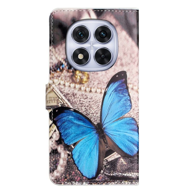 Fodral Xiaomi Redmi Note 15 Pro 5g Blå Fjäril
