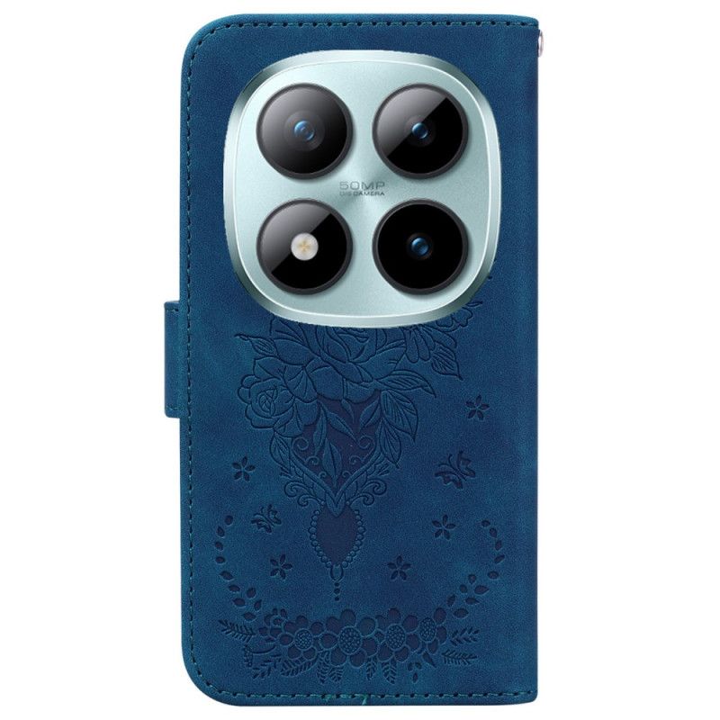 Fodral Xiaomi Redmi Note 15 Pro 5g Fjärilar Och Rosor