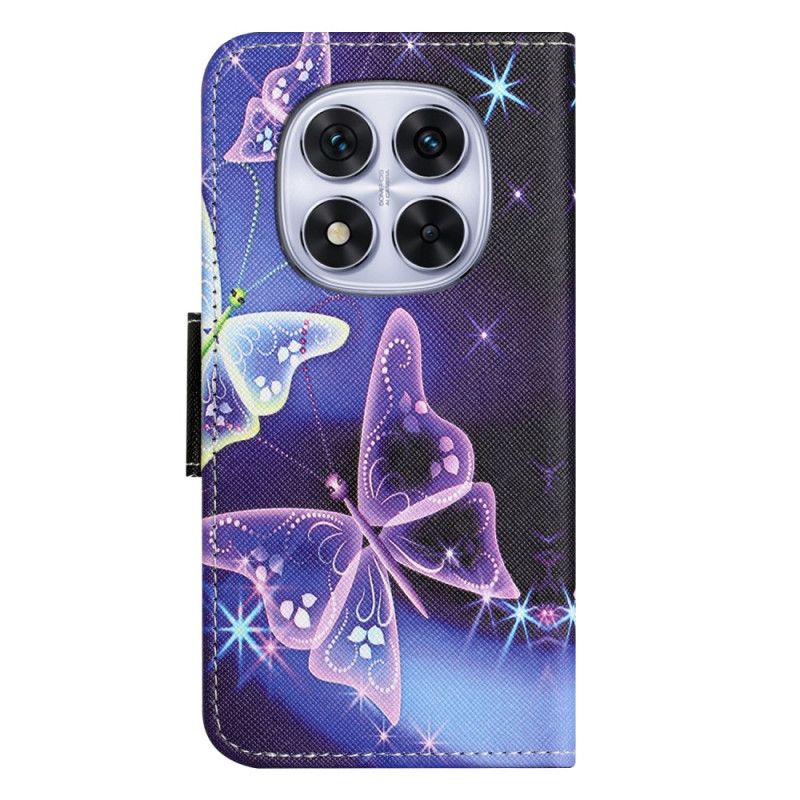 Fodral Xiaomi Redmi Note 15 Pro 5g Glittrande Fjärilar