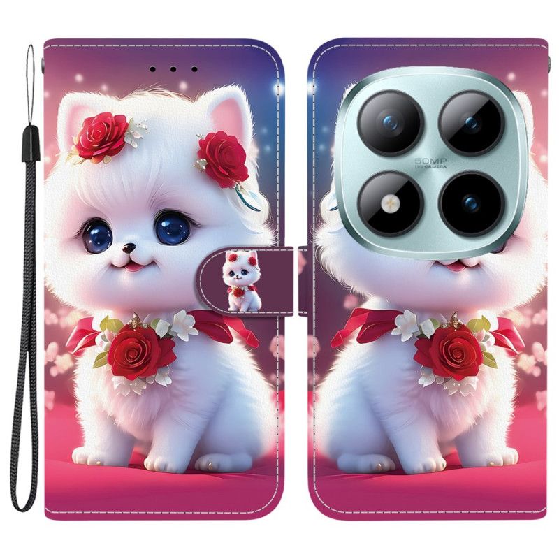 Fodral Xiaomi Redmi Note 15 Pro 5g Katt Och Rosor