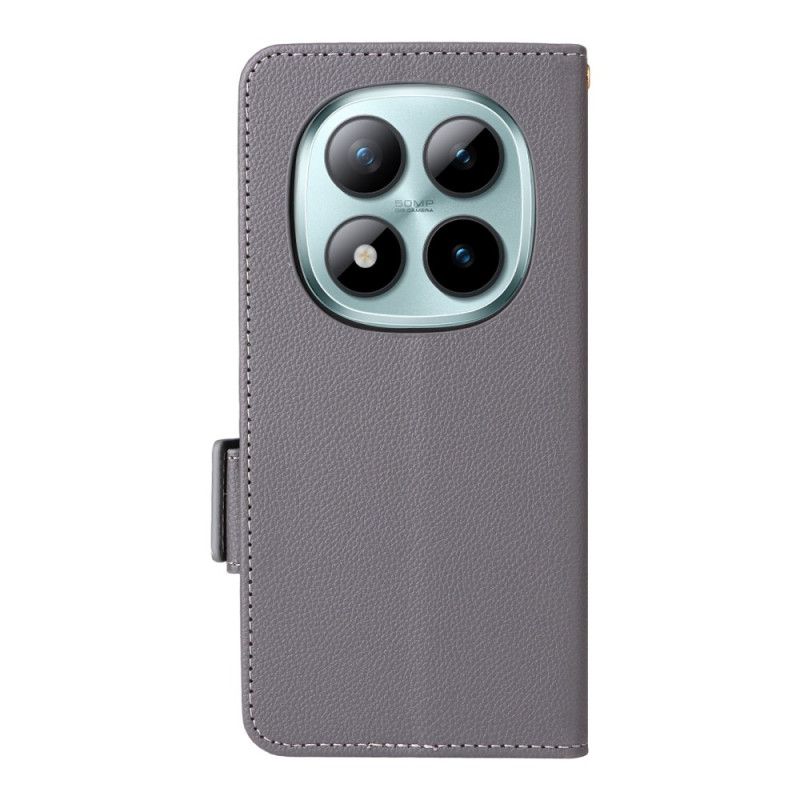 Fodral Xiaomi Redmi Note 15 Pro 5g Konstläder Med Rem