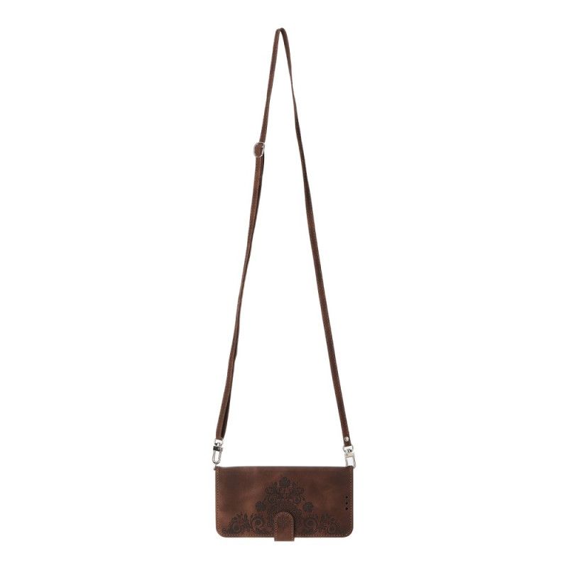 Fodral Xiaomi Redmi Note 15 Pro 5g Mandala I Mockaeffekt Med Axelrem