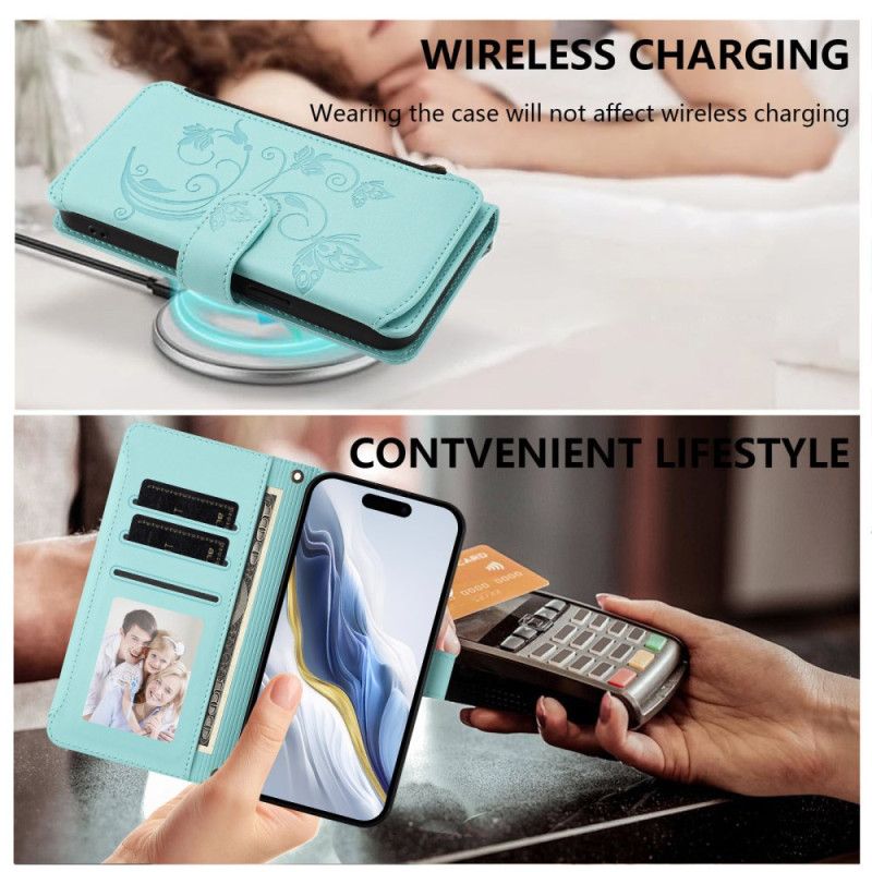 Fodral Xiaomi Redmi Note 15 Pro 5g Plånbok Med 6 Kortfack