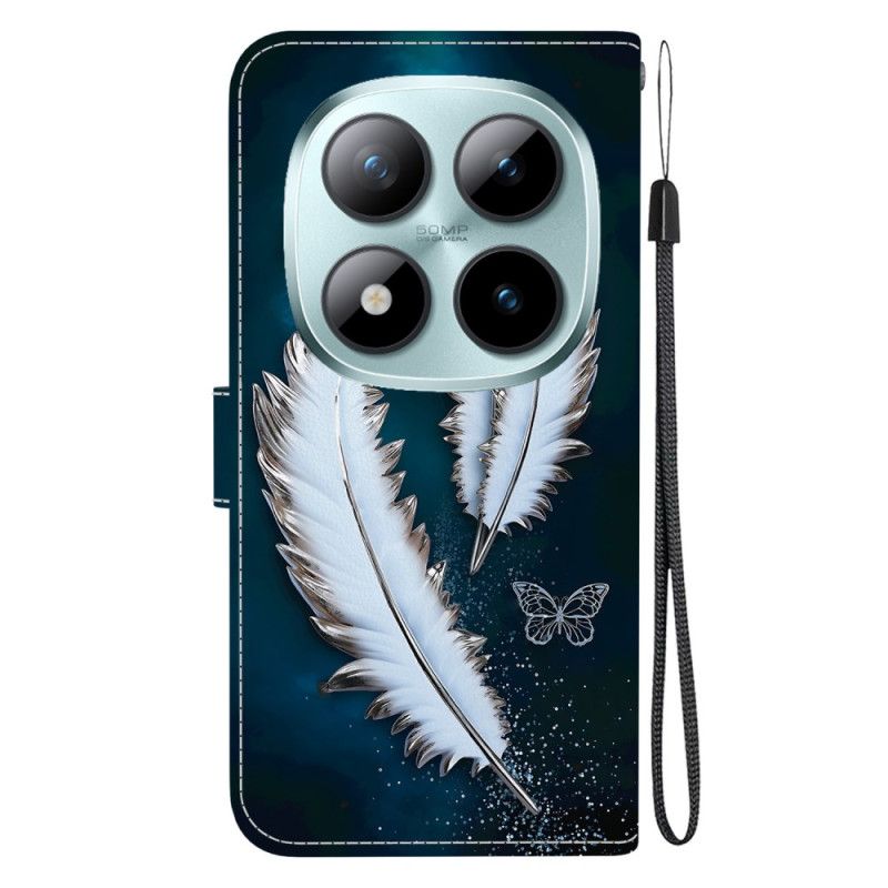 Fodral Xiaomi Redmi Note 15 Pro 5g Vita Fjädrar