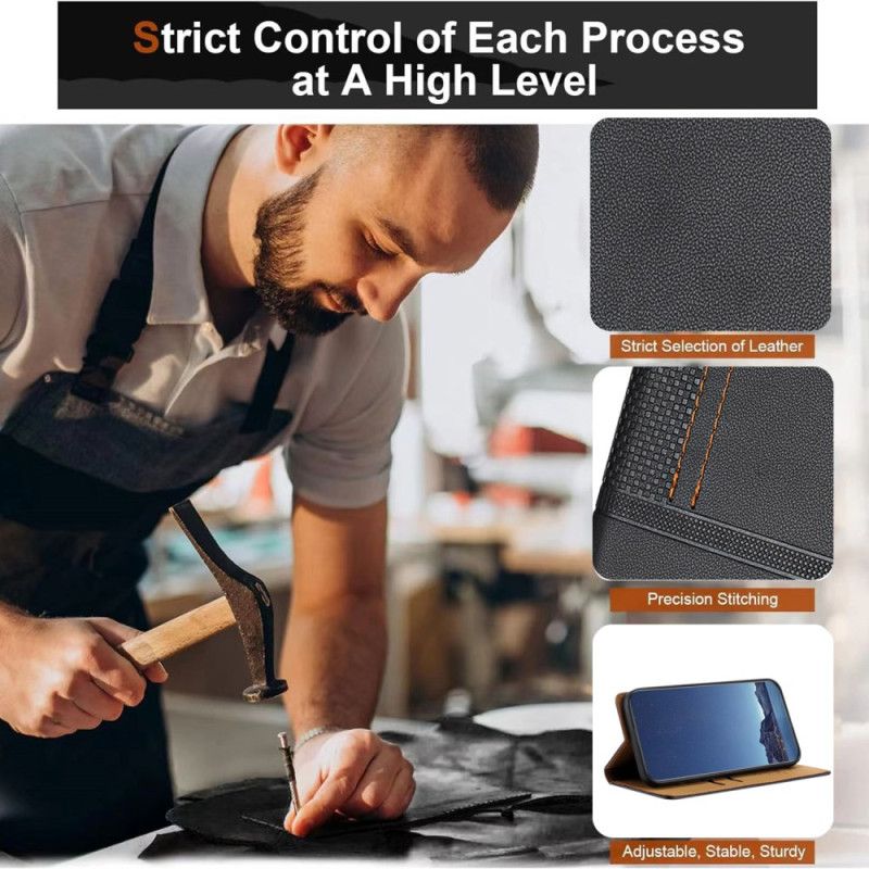 Folio-fodral Xiaomi Redmi Note 15 Pro 5g Sömnad