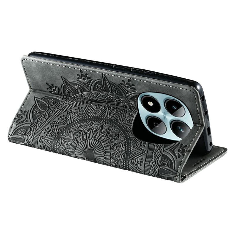 Folio-fodral Xiaomi Redmi Note 15 Pro 5g Telefonfodral Mandala I Mockaeffekt